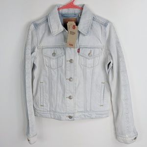 Levi's Floral Embroidered Original Trucker Jacket